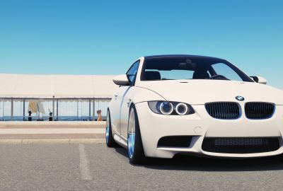 White Bmw 8k